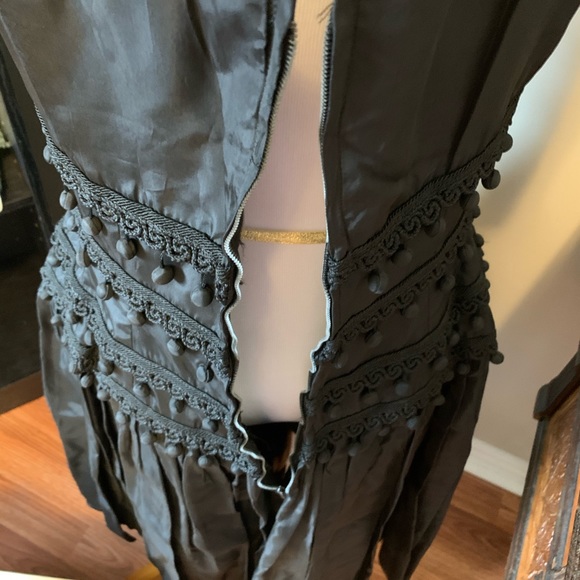 Vintage 1950’s Black Taffeta Dress - Picture 6 of 8